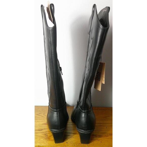 Madden NYC Cowboy Western Black Boots Women's 6 - Picture 4 of 8